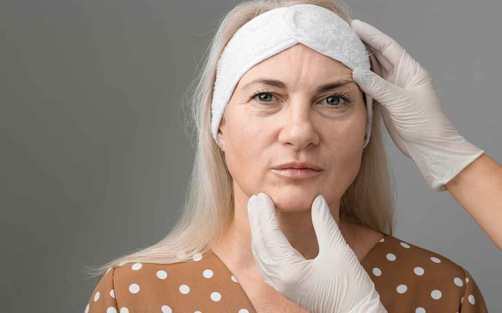 Résultat trop gonflé après lipofilling visage